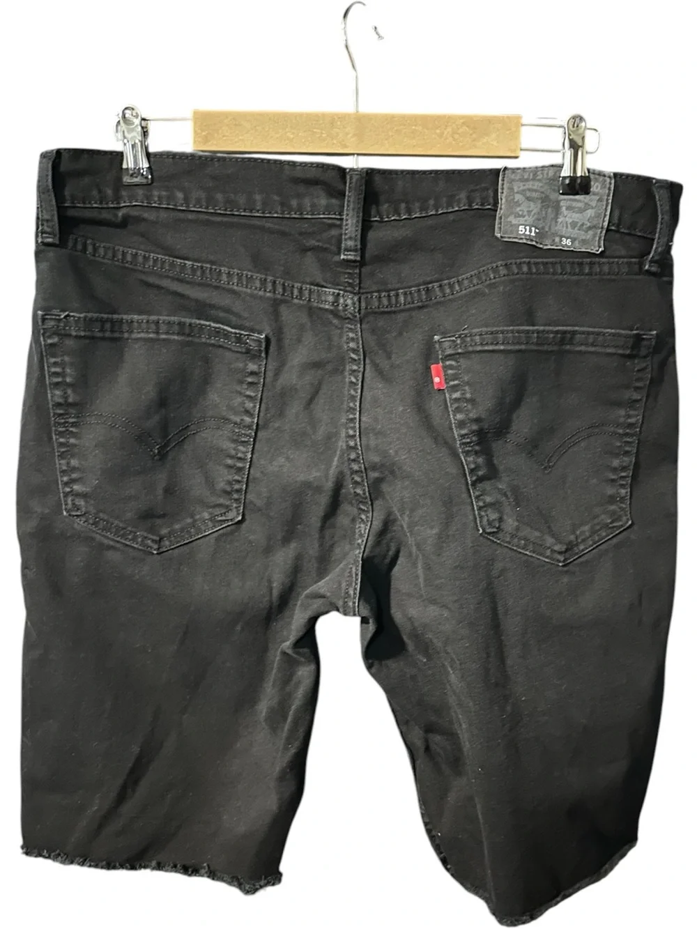 Levi's 511 Mens Jean Shorts Black Size 36